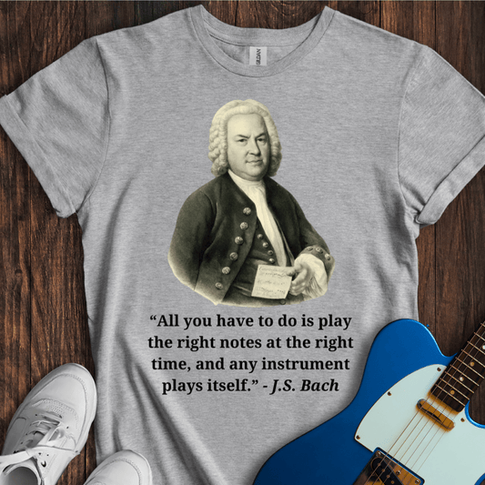 Bach "Music Is Simple..." T-Shirt