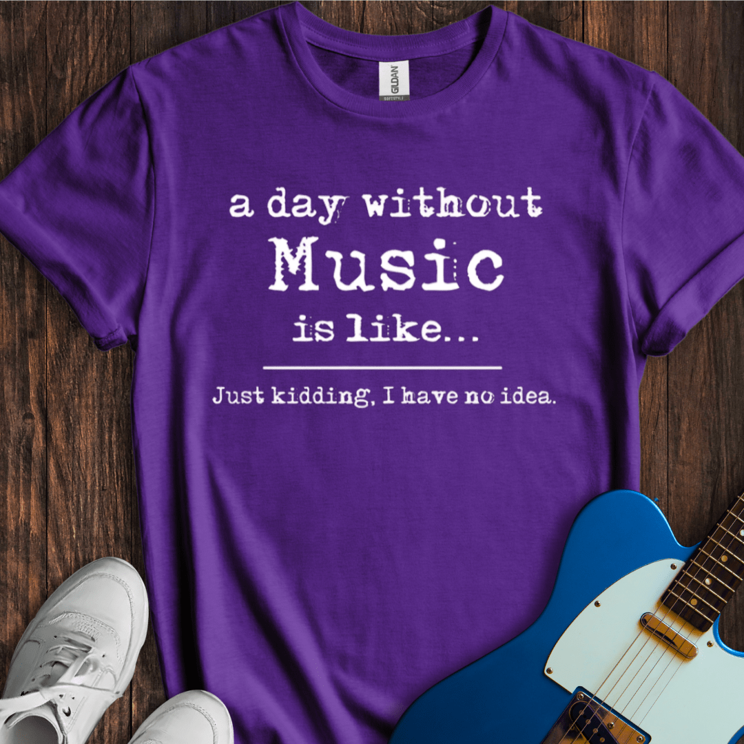 A Day Without Music... T-Shirt